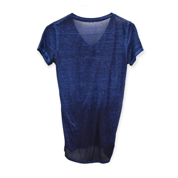 Harry Potter Shirt S Womens V Neck Short Sleeve Short Sleeve Blue Graphic Tee - Picture 7 of 7